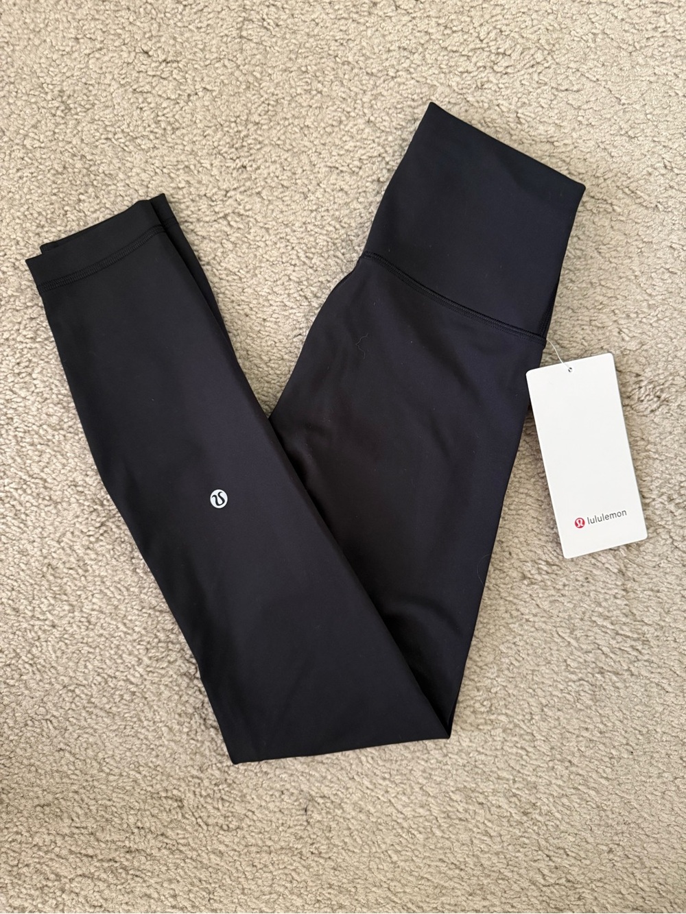 NWT Lululemon Wunder Train No Line Black High-Waist Power Leggings 25”